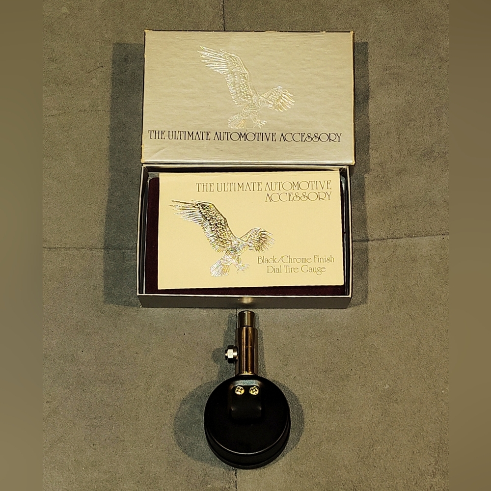 NEW COLLECTIBLE ACME DUAL SCALE DIAL TIRE AIR PRESSURE GAUGE IN BOX - Picture 6 of 11